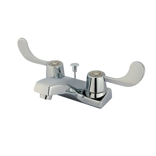 4" Centerset Bathroom Faucet, Polished Chrome